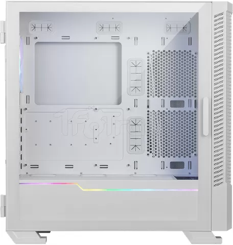Photo de Boitier Moyen Tour ATX MSI MPG Velox 100R RGB avec panneaux vitrés (Blanc)