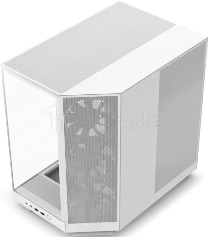 Photo de Boitier Moyen Tour ATX NZXT H6 Flow  avec panneaux vitrés (Blanc)