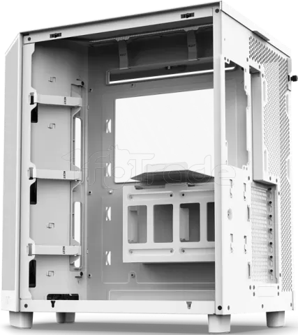 Photo de Boitier Moyen Tour ATX NZXT H6 Flow  avec panneaux vitrés (Blanc)