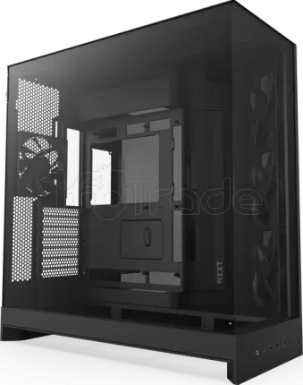 Photo de Boitier Moyen Tour ATX NZXT H9 Flow avec panneaux vitrés (Noir)