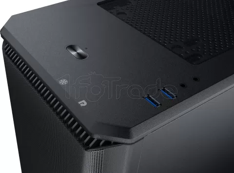 Photo de Boitier Moyen Tour ATX Phanteks Eclipse P400A RGB avec panneau vitré (Noir)