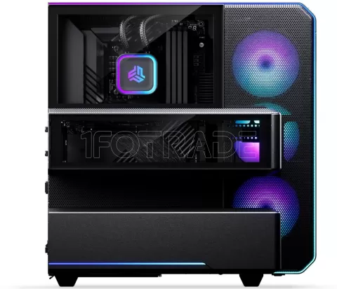 Photo de Boitier Moyen Tour ATX Phanteks EX5 Plus RGB (Noir) avec Watercooling AIO 360mm