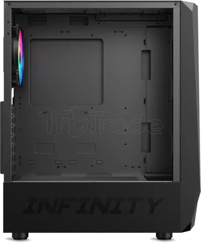 Photo de Boitier Moyen Tour ATX Spirit of Gamer Infinity RGB avec panneaux vitrés (Noir)