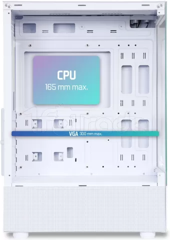 Photo de Boitier Moyen Tour ATX Spirit Of Gamer Spectra Artic RGB avec panneaux vitrés (Blanc)