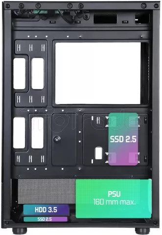 Photo de Boitier Moyen Tour ATX Spirit Of Gamer Spectra Dark RGB avec panneaux vitrés (Noir)