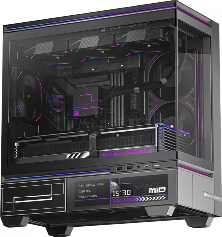 Photo de Boitier Moyen Tour ATX Thermalright TL-M10 Vision RGB avec panneaux vitrés (Noir)