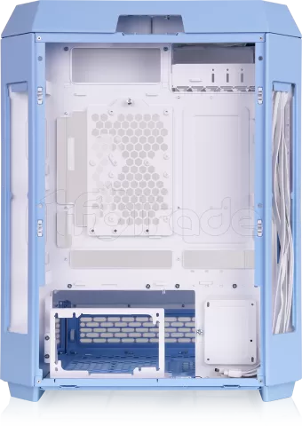 Photo de Boitier Moyen Tour ATX Thermaltake The Tower 600 avec panneaux vitrés (Bleu)