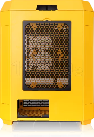 Photo de Boitier Moyen Tour ATX Thermaltake The Tower 600 avec panneaux vitrés (Jaune)