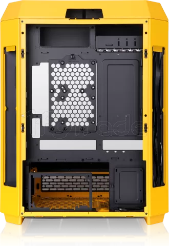 Photo de Boitier Moyen Tour ATX Thermaltake The Tower 600 avec panneaux vitrés (Jaune)