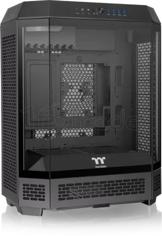 Photo de Boitier Moyen Tour ATX Thermaltake The Tower 600 avec panneaux vitrés (Noir)