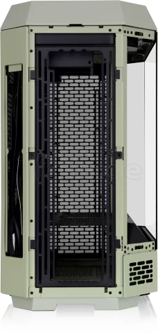 Photo de Boitier Moyen Tour ATX Thermaltake The Tower 600 avec panneaux vitrés (Vert)