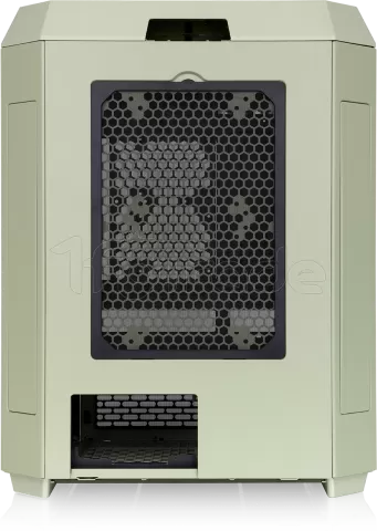 Photo de Boitier Moyen Tour ATX Thermaltake The Tower 600 avec panneaux vitrés (Vert)