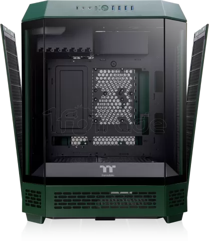 Photo de Boitier Moyen Tour ATX Thermaltake The Tower 600 avec panneaux vitrés (Vert/Noir)