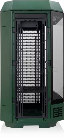 Photo de Boitier Moyen Tour ATX Thermaltake The Tower 600 avec panneaux vitrés (Vert/Noir)