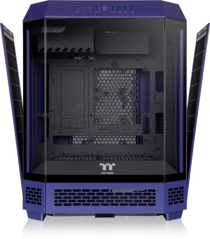 Photo de Boitier Moyen Tour ATX Thermaltake The Tower 600 avec panneaux vitrés (Violet)