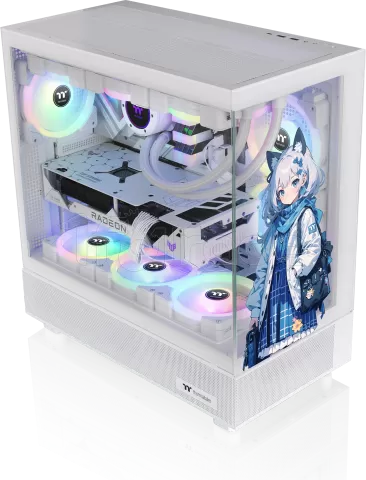 Photo de Boitier Moyen Tour ATX Thermaltake View 270 SP Edition RGB avec panneau vitré (Blanc)