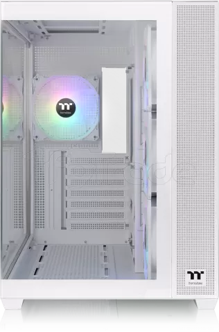 Photo de Boitier Moyen Tour ATX Thermaltake View 380 TG RGB avec panneaux vitrés (Blanc)