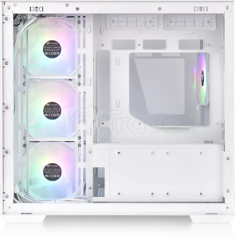 Photo de Boitier Moyen Tour ATX Thermaltake View 380 TG RGB avec panneaux vitrés (Blanc)