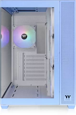 Photo de Boitier Moyen Tour ATX Thermaltake View 380 TG RGB avec panneaux vitrés (Bleu)
