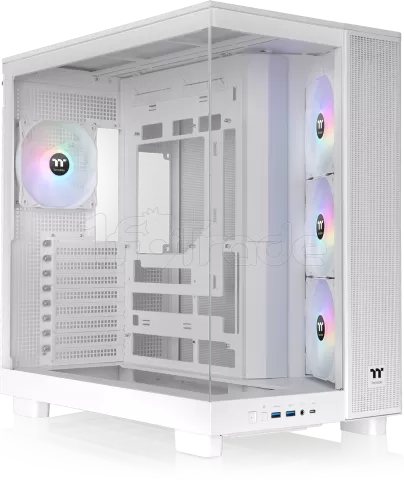 Photo de Boitier Moyen Tour ATX Thermaltake View 380 XL TG RGB avec panneaux vitrés (Blanc)