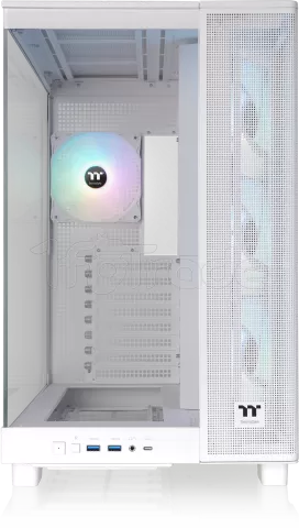 Photo de Boitier Moyen Tour ATX Thermaltake View 380 XL TG RGB avec panneaux vitrés (Blanc)