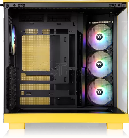 Photo de Boitier Moyen Tour ATX Thermaltake View 380 XL TG RGB avec panneaux vitrés (Jaune)