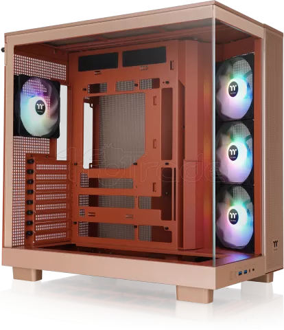 Photo de Boitier Moyen Tour ATX Thermaltake View 380 XL TG RGB avec panneaux vitrés (Rouge)