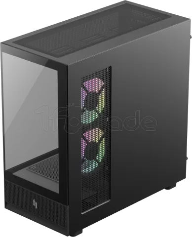 Photo de Boitier Moyen Tour ATX Xeron Nex C51 RGB avec panneaux vitrés (Noir)