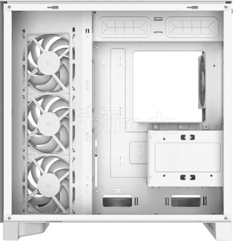 Photo de Boitier Moyen Tour ATX Xeron Nex C56 RGB avec panneaux vitrés (Blanc)
