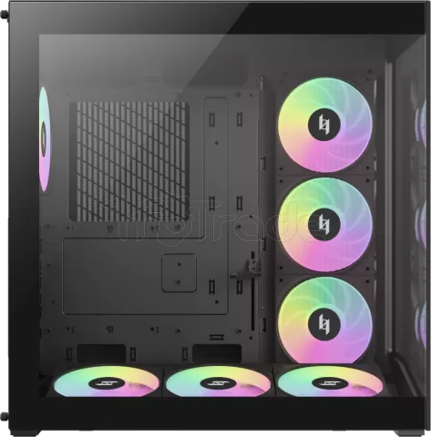 Photo de Boitier Moyen Tour ATX Xeron Nex C56 RGB avec panneaux vitrés (Noir)