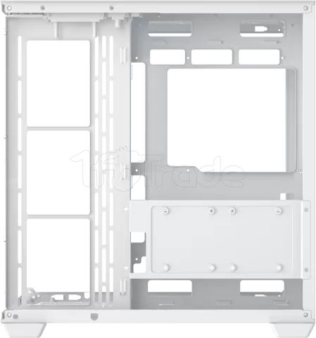 Photo de Boitier Moyen Tour ATX Xigmatek Aqua V Air RGB avec panneaux vitrés (Blanc)