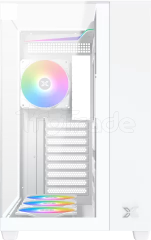 Photo de Boitier Moyen Tour ATX Xigmatek Aqua V RGB avec panneaux vitrés (Blanc)