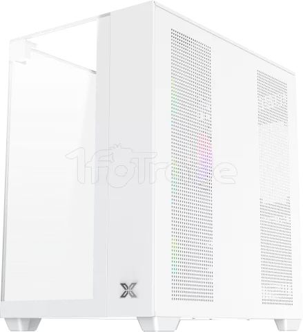 Photo de Boitier Moyen Tour ATX Xigmatek Aqua V RGB avec panneaux vitrés (Blanc)