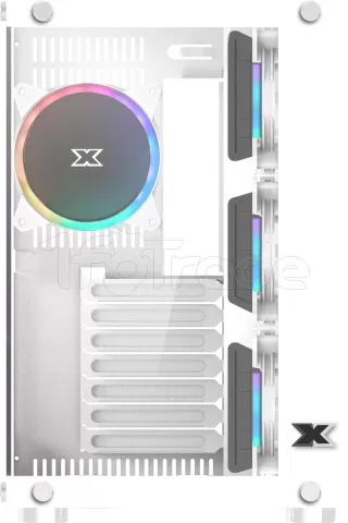 Photo de Boitier Moyen Tour ATX Xigmatek Aquarius Plus RGB avec panneaux vitrés (Blanc)