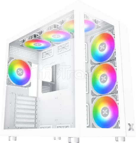 Photo de Boitier Moyen Tour ATX Xigmatek Aquarius Pro RGB avec panneaux vitrés (Blanc)