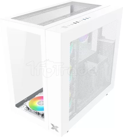 Photo de Boitier Moyen Tour ATX Xigmatek Aquarius Pro RGB avec panneaux vitrés (Blanc)