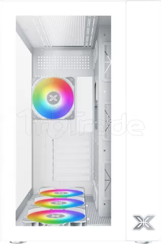Photo de Boitier Moyen Tour ATX Xigmatek Aquarius Pro RGB avec panneaux vitrés (Blanc)