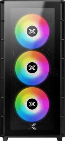 Photo de Boitier Moyen Tour ATX Xigmatek Elite 1 RGB avec panneaux vitrés (Noir)