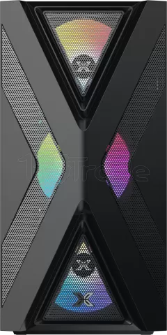 Photo de Boitier Moyen Tour ATX Xigmatek Hyperion RGB avec panneau vitré