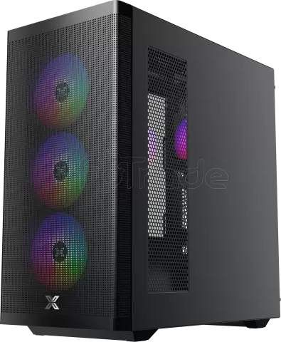 Photo de Boitier Moyen Tour ATX Xigmatek Osiris RGB avec panneau vitré (Noir)