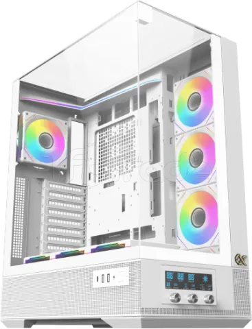 Boitier Moyen Tour ATX Xigmatek Vision Pro RGB avec panneaux vitrés (Blanc)