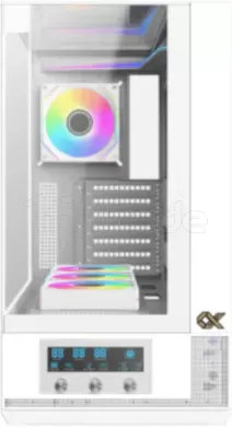 Photo de Boitier Moyen Tour ATX Xigmatek Vision RGB avec panneaux vitrés (Blanc)