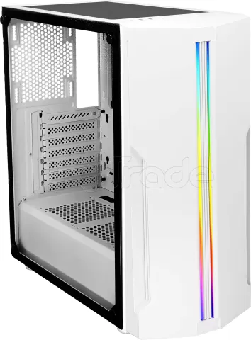 Photo de Boitier Moyen Tour ATX Xilence Performance C X5 RGB avec panneau vitré (Blanc)