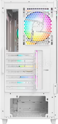 Photo de Boitier Moyen Tour ATX XYZ AirOne 100-X Mesh RGB avec panneau vitré (Blanc)