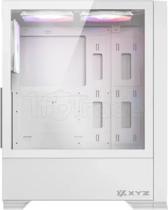Photo de Boitier Moyen Tour ATX XYZ AirOne 300 X Mesh RGB avec panneau vitré (Blanc)