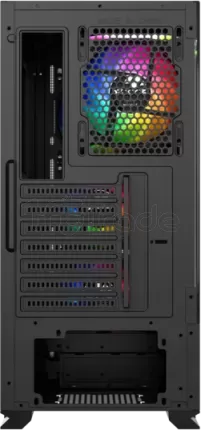 Photo de Boitier Moyen Tour ATX XYZ AirOne 300 X Mesh RGB avec panneau vitré (Noir)