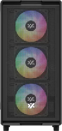 Photo de Boitier Moyen Tour ATX XYZ Airwave X RGB avec panneau vitré (Noir)