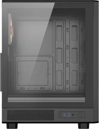 Photo de Boitier Moyen Tour ATX XYZ Airwave X RGB avec panneau vitré (Noir)