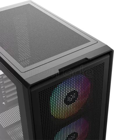 Photo de Boitier Moyen Tour ATX XYZ Airwave X RGB avec panneau vitré (Noir)