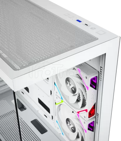 Photo de Boitier Moyen Tour ATX XYZ Aurorax 100 Pro ARGB avec panneau vitré (Blanc)